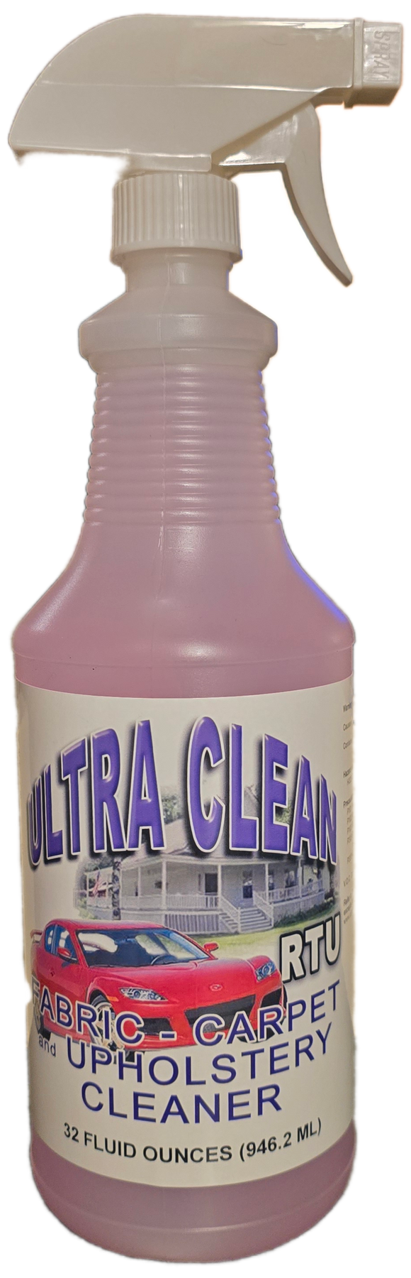 ChemQuest Ultra Clean RTU Fabric, Carpet & Upholstery Cleaner, 32 oz Spray Bottle