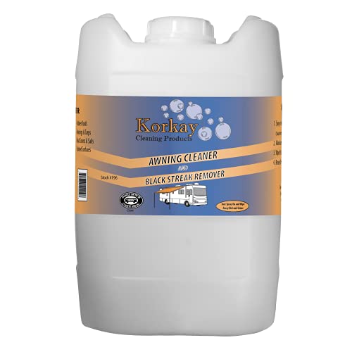 Korkay Awning Cleaner & Black Streak Remover, 5 gal Tote